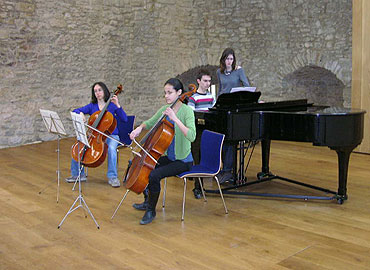 One of the events taking hold in the Building is a series of lunchtime concerts held by the students of the College.