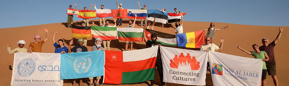 Flying the flags for Connecting Cultures © John C Smith 2015