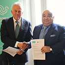 MBI Al Jaber Foundation Signs Collaborative Partnership Agreement with the European Institute of Peace MBI Al Jaber Foundation Signs Collaborative Partnership Agreement with the European Institute of Peace