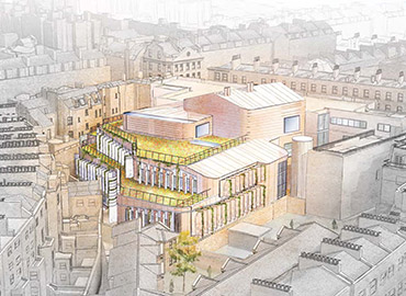 Architect’s impression of the new research facility at the London School of Hygiene and Tropical Medicine (LSHTM)