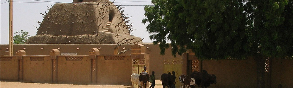 The Tomb of Askia, in Gao, Mali, is believed to be the burial place of Askia Mohammad I