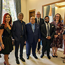 Sheikh Mohamed Bin Issa Al Jaber visits SOAS, meets Vice Chancellor Adam Habib and Lina Khatib, MBI Al Jaber Chair of Middle East Studies