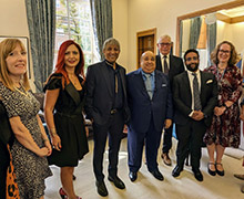 Sheikh Mohamed Bin Issa Al Jaber visits SOAS, meets Vice Chancellor Adam Habib and Lina Khatib, MBI Al Jaber Chair of Middle East Studies